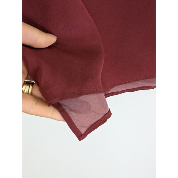 Allsaints Clement Shift Mini Dress 100% Silk Gauzy Floral Detail Women’s Sz L - Picture 7 of 8